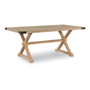 Farmhouse Chic Trestle Table by John Thomas
