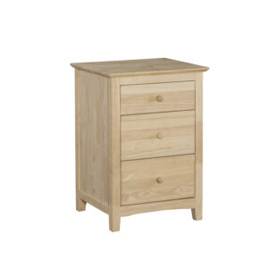 Lancaster 3-Drawer
Nightstand with
Power Strip